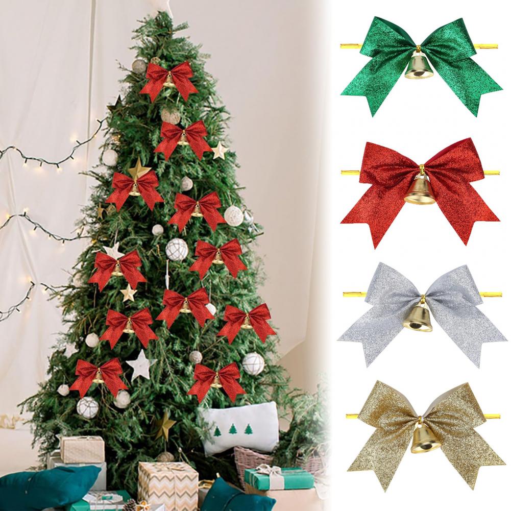 Bow Tie Pre Tied - 2 Buah Pita Natal dengan Lonceng