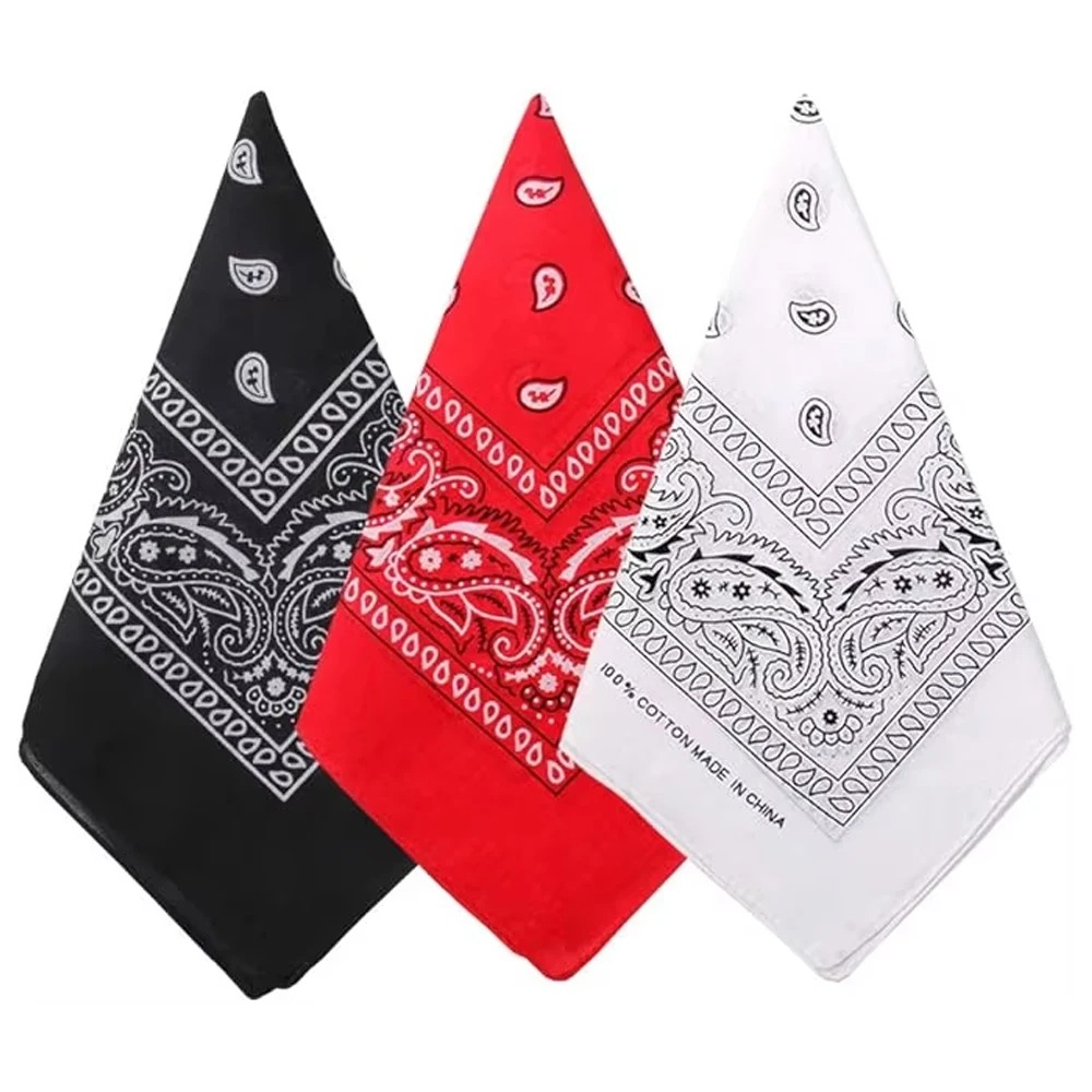 Handkerchief Cotton Men - Bandana Unisex Pria Wanita, Penutup Kepala