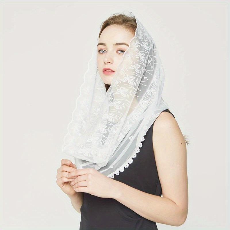 Infinity Scarf Knit - Kerudung Kapel Wanita, Mantilla, Kerudung Infinity,