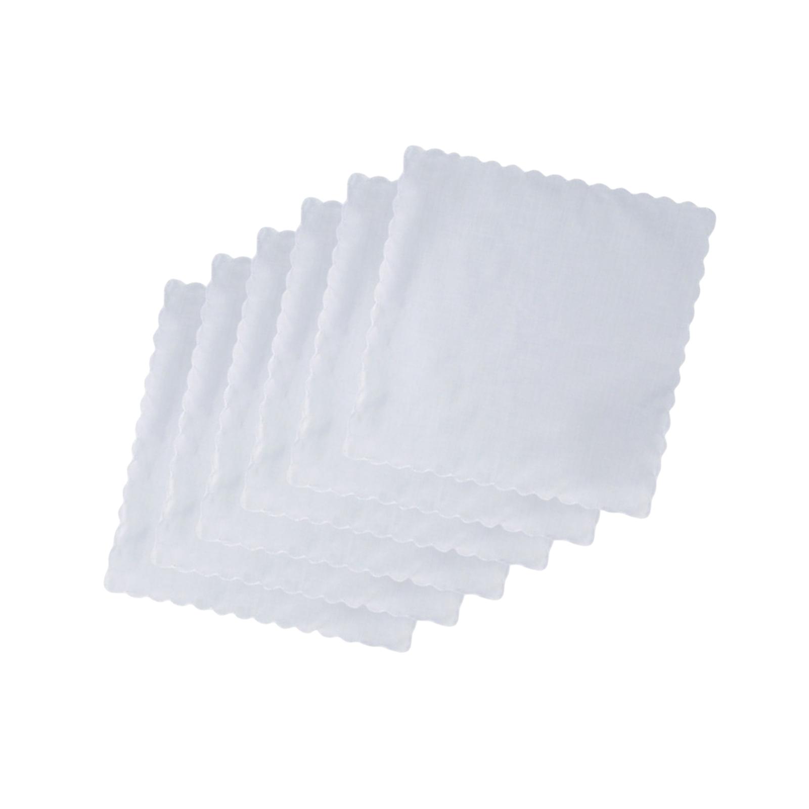 Handkerchief Cotton Men - 6 Buah Sapu Tangan Katun untuk