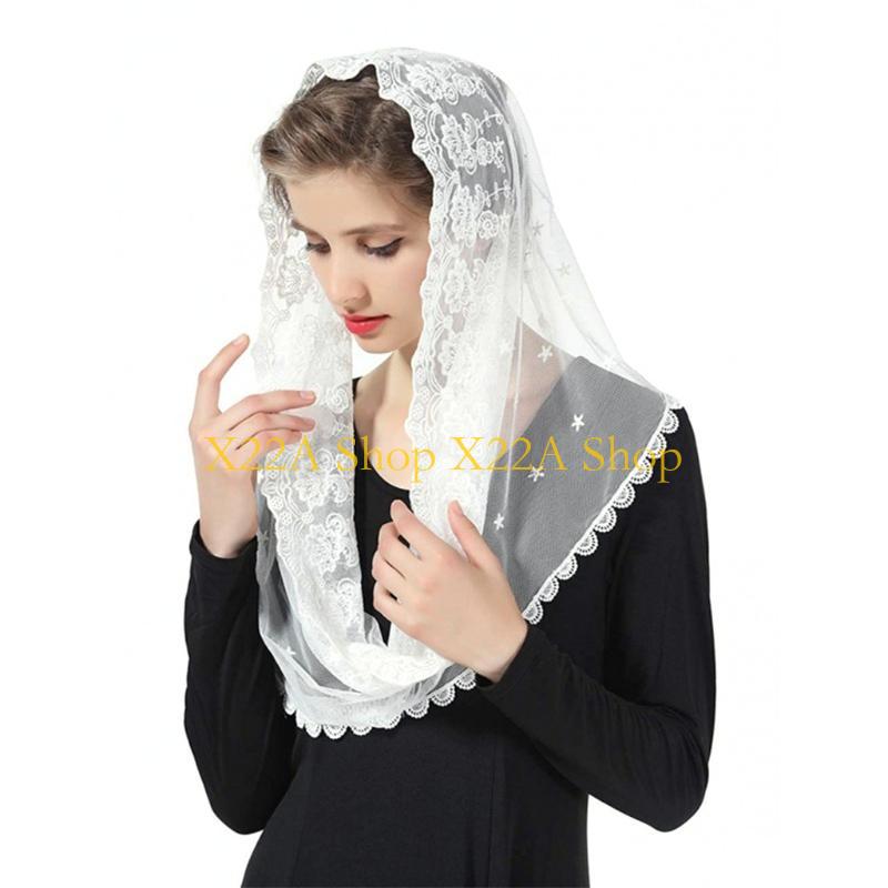 Infinity Scarf Knit - Muslim Unik untuk Kapel Kerudung Renda