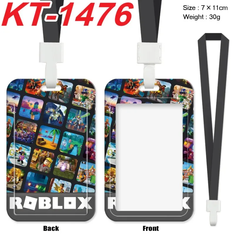 Lanyard Badge Holder - Tempat Kartu Roblox, Penutup Kartu Kawaii,