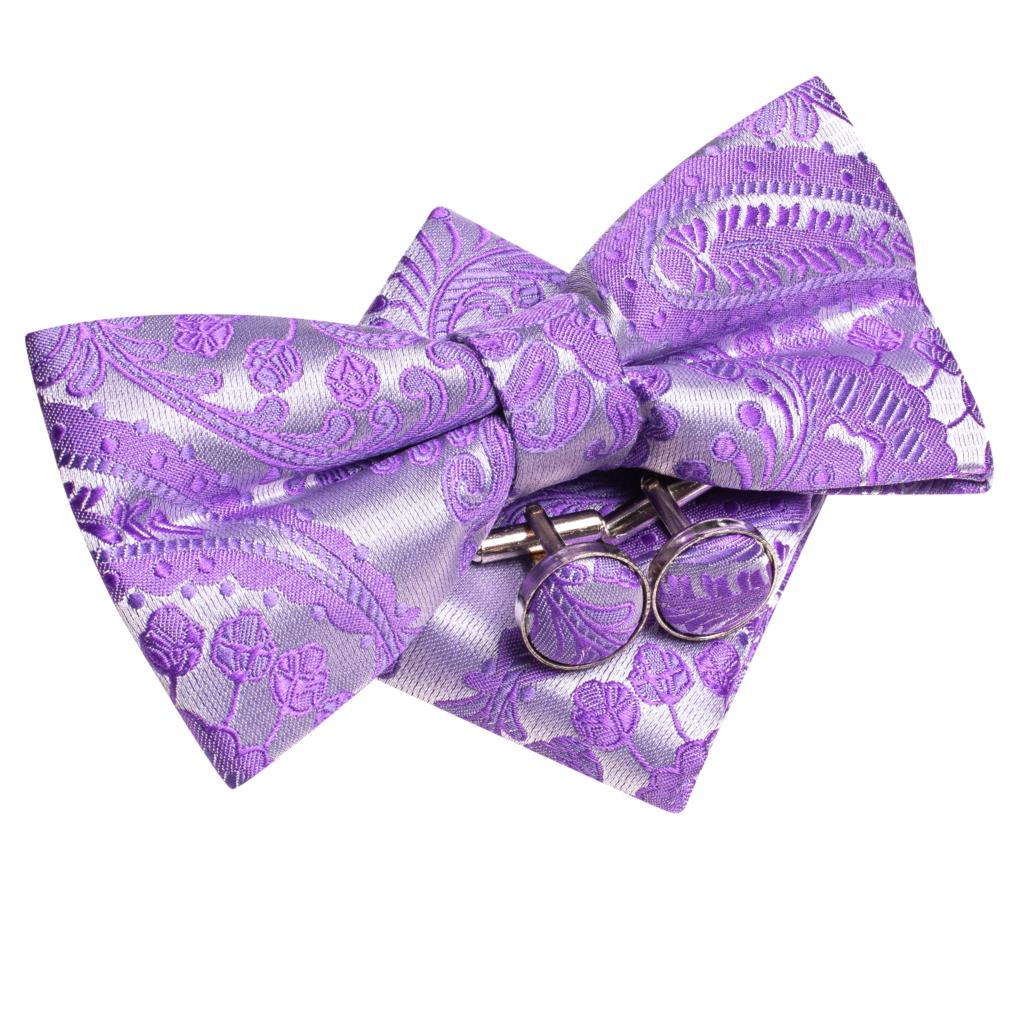 Ungu ungu Lavender Pansy Viole - Bow Tie Pre Tied ulasan dan harga
