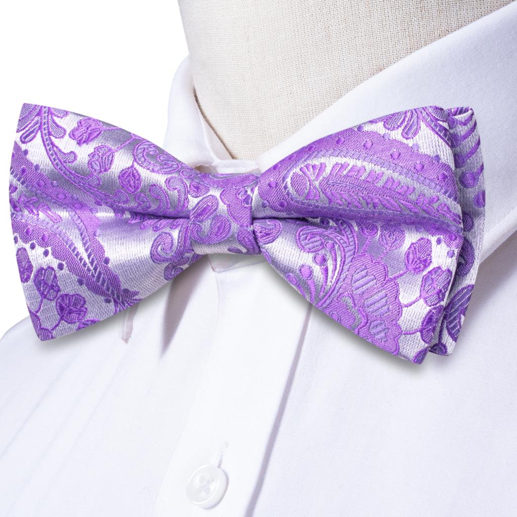 Ungu ungu Lavender Pansy Viole - Bow Tie Pre Tied ulasan dan harga