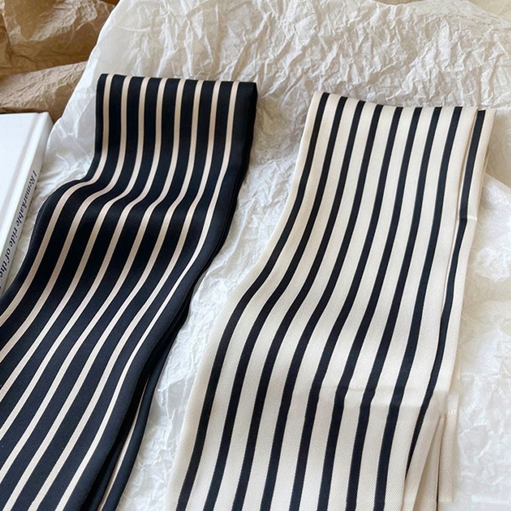 Syal Ikat Kepala Pita Dasi Sya - Silk Tie Striped ulasan dan harga