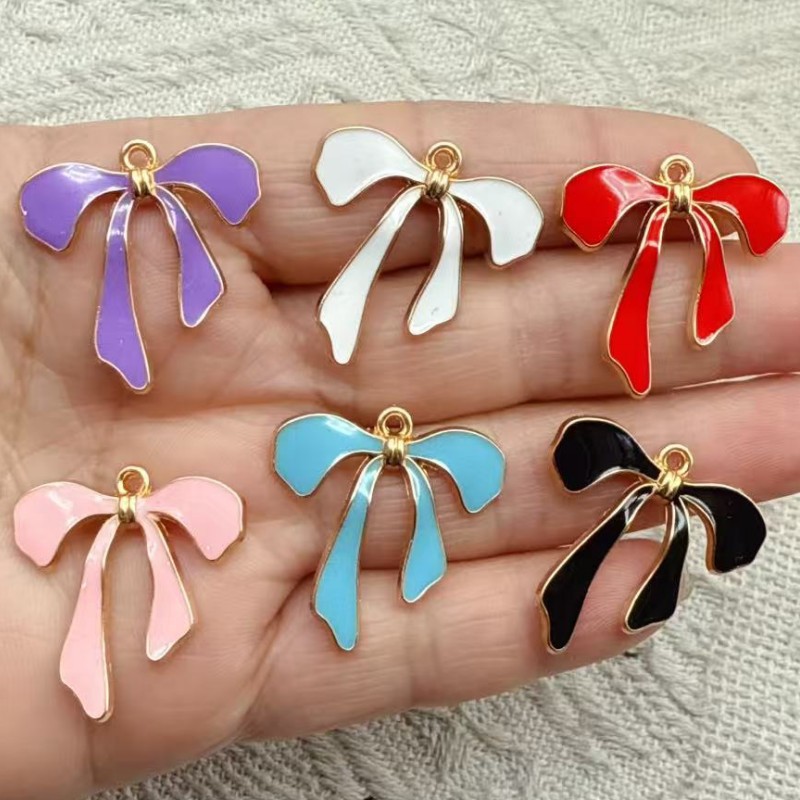 10pcs Liontin Enamel Logam Ben - Bow Tie Pre Tied ulasan dan harga