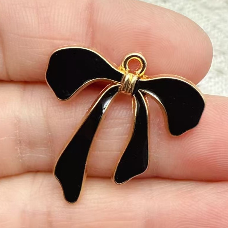 10pcs Liontin Enamel Logam Ben - Bow Tie Pre Tied ulasan dan harga