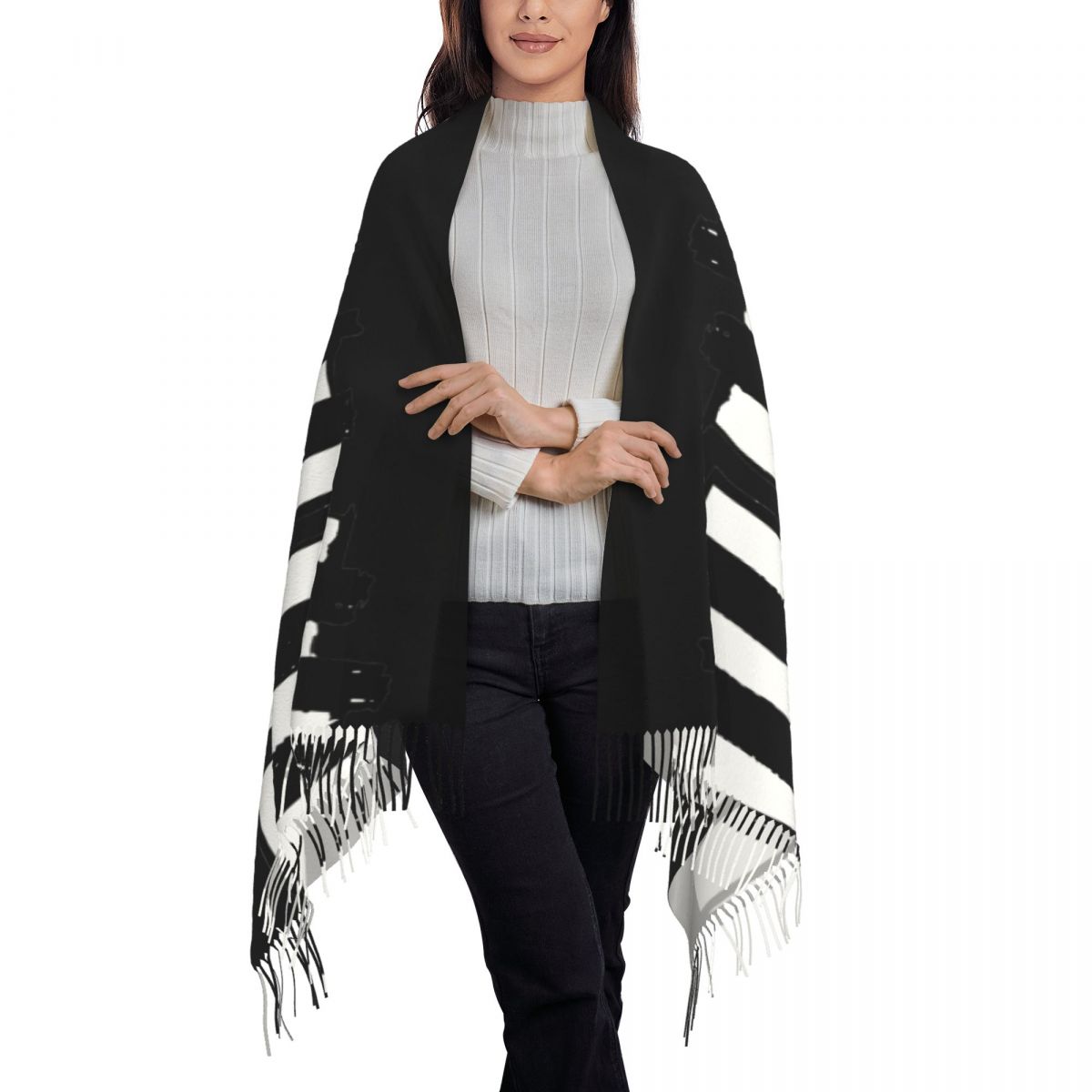 Selendang Piano Minimalis untu - Pashmina Wrap Large ulasan dan harga