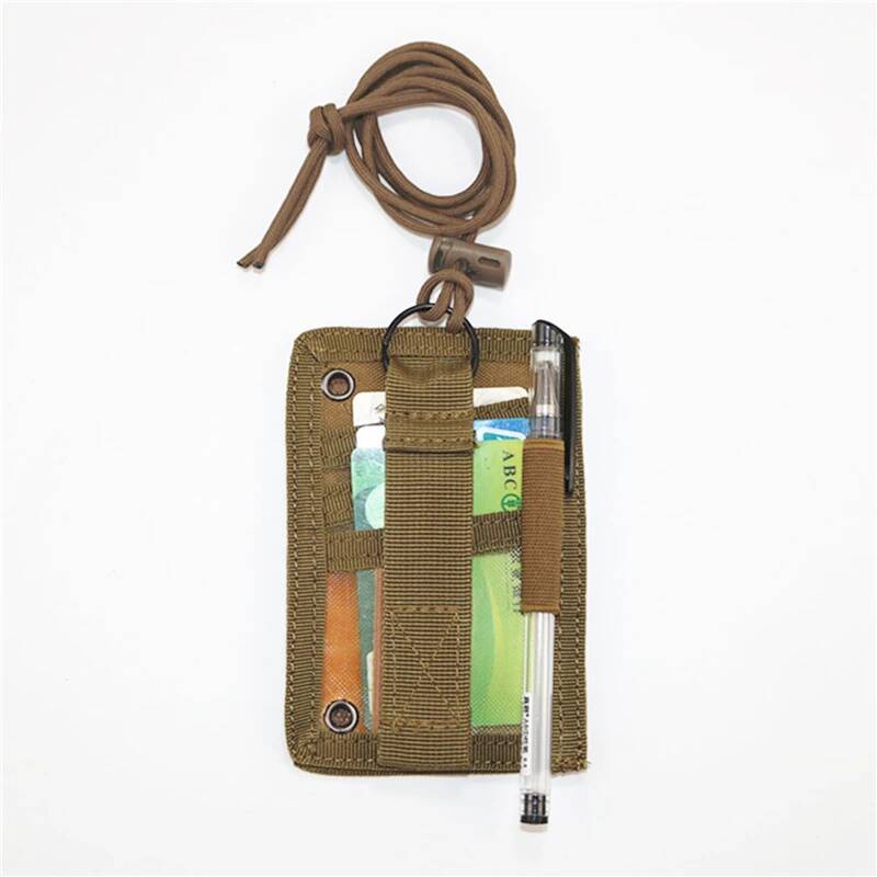 OUIO Tempat Kartu Identitas Ta - Lanyard Badge Holder ulasan dan harga
