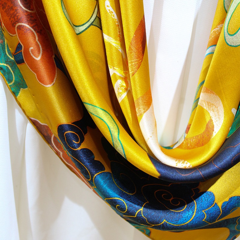 Selendang Sutra Asli Mewah Bar - Pashmina Wrap Large ulasan dan harga