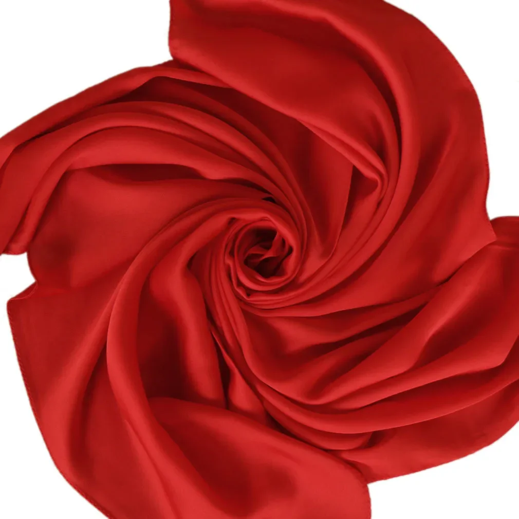 Syal Satin Wanita 70cm Warna S - Silk Neck Scarf ulasan dan harga