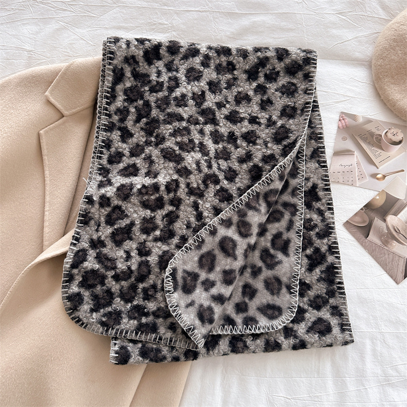 Syal Leopard Musim Gugur Musim - Pashmina Wrap Large ulasan dan harga