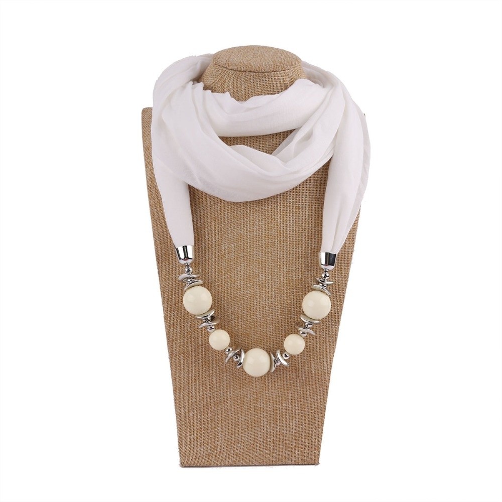 Kalung Syal Chiffon Baru Berhi - Infinity Scarf Knit ulasan dan harga