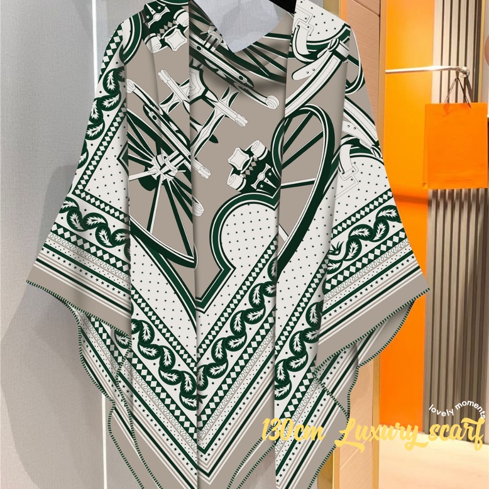 Syal persegi besar wanita syal - Silk Tie Striped ulasan dan harga