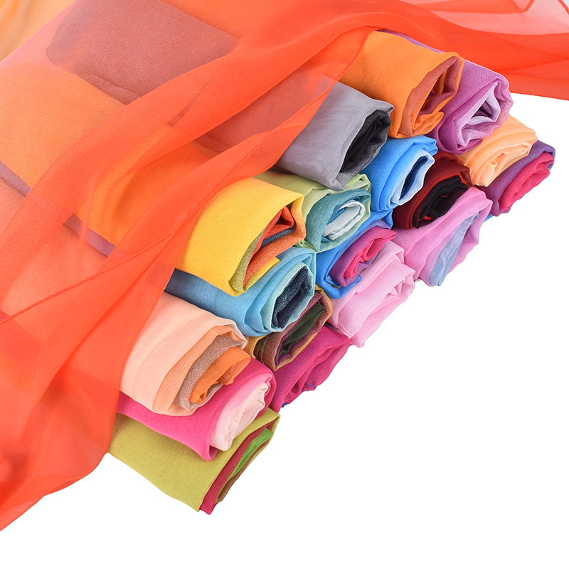 Syal sutra gradien tiga warna  - Silk Neck Scarf ulasan dan harga