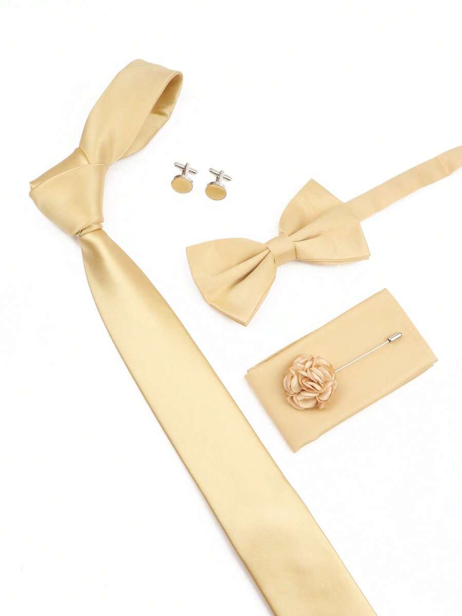 SGIAWETA-5pcs/Set Set Dasi Pen - Pocket Square Set ulasan dan harga
