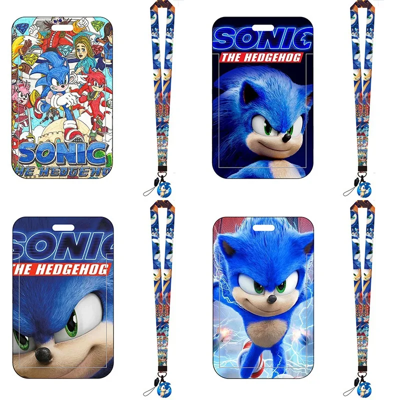 Tempat Kartu Bus Kartun Sonic, - Lanyard Badge Holder ulasan dan harga