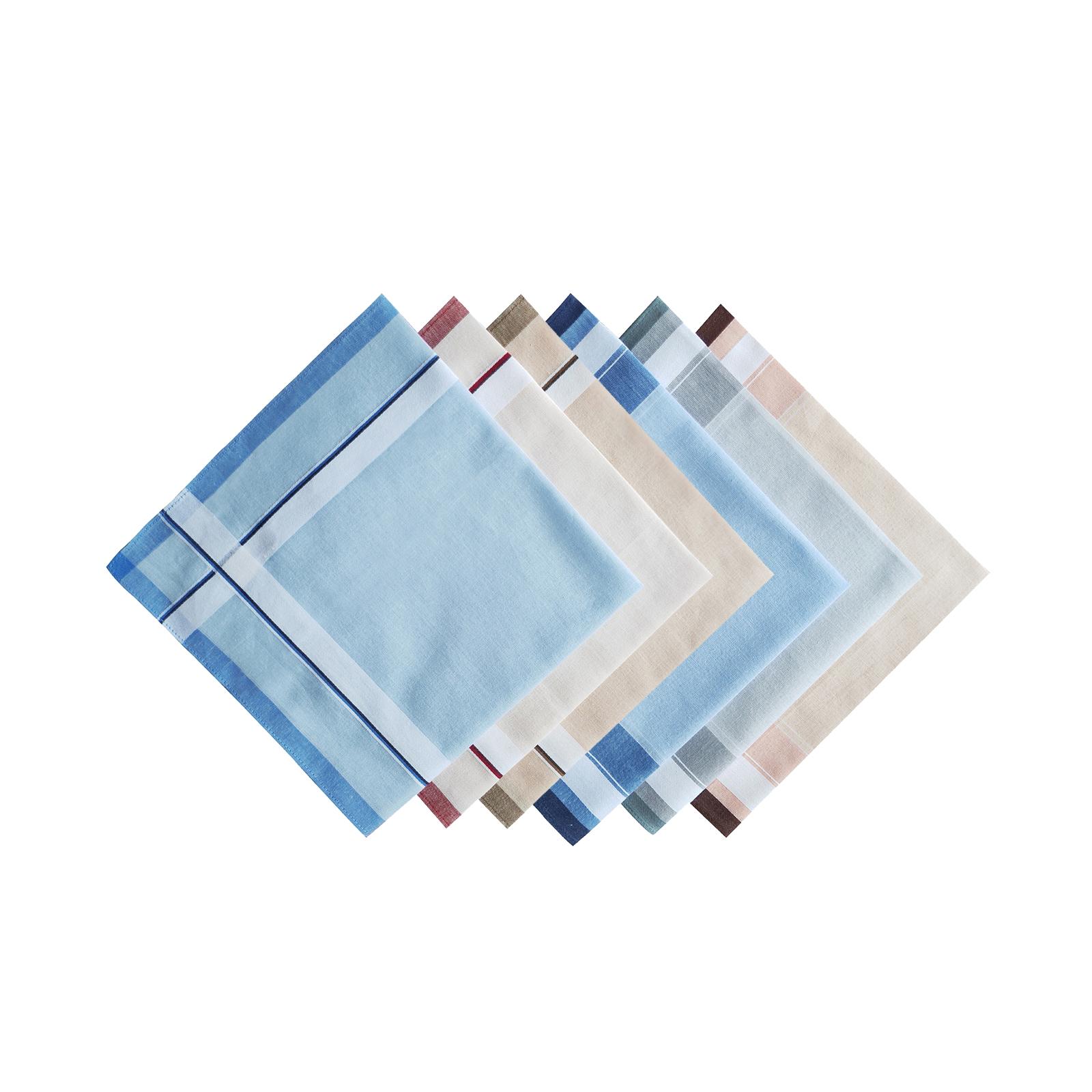 6 Buah Sapu Tangan Saku 40cm K - Handkerchief Cotton Men ulasan dan harga