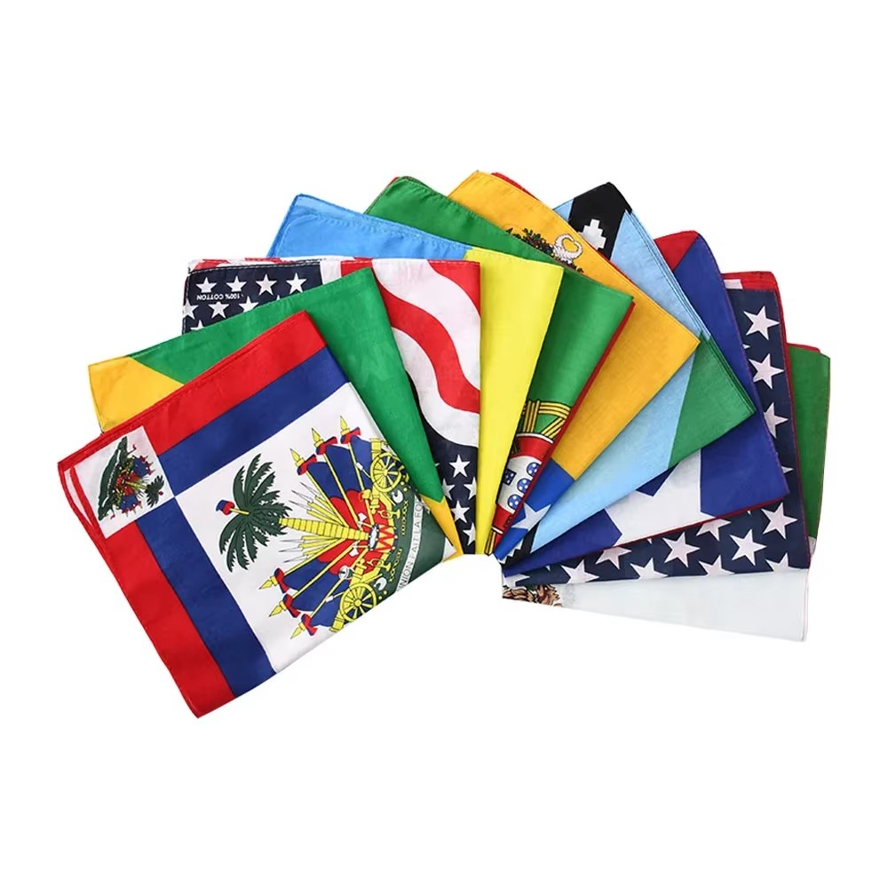 Syal Punk Bendera Haiti 100% K - Bandana Cotton ulasan dan harga
