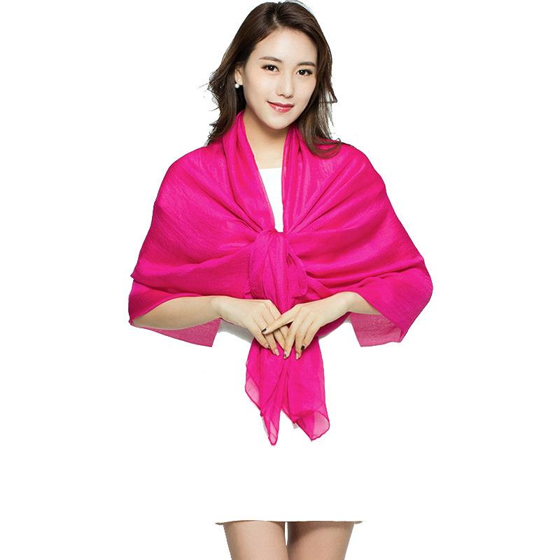 Syal Panjang Syal Selendang Mu - Silk Neck Scarf ulasan dan harga