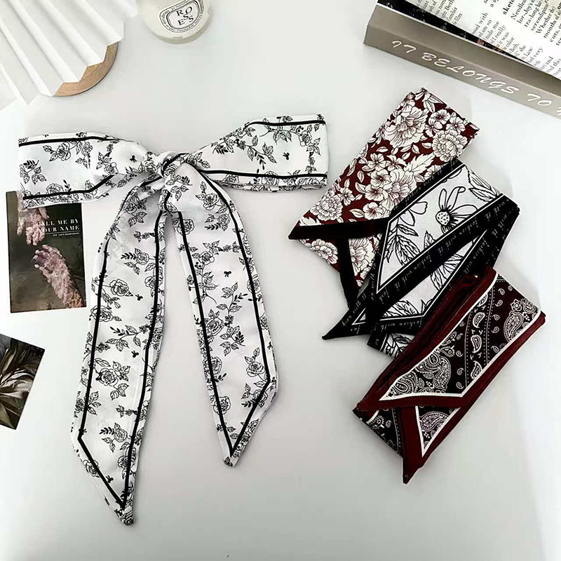 Selendang sutra tipis wanita,  - Silk Neck Scarf ulasan dan harga