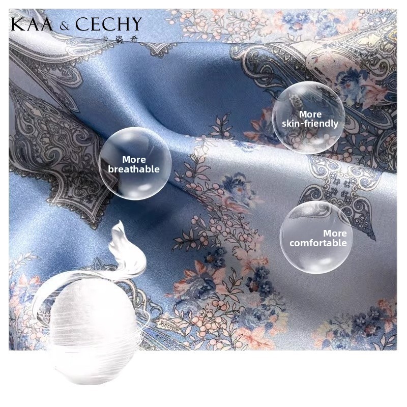 Syal Persegi Sutra Murbei 100% - Silk Neck Scarf ulasan dan harga
