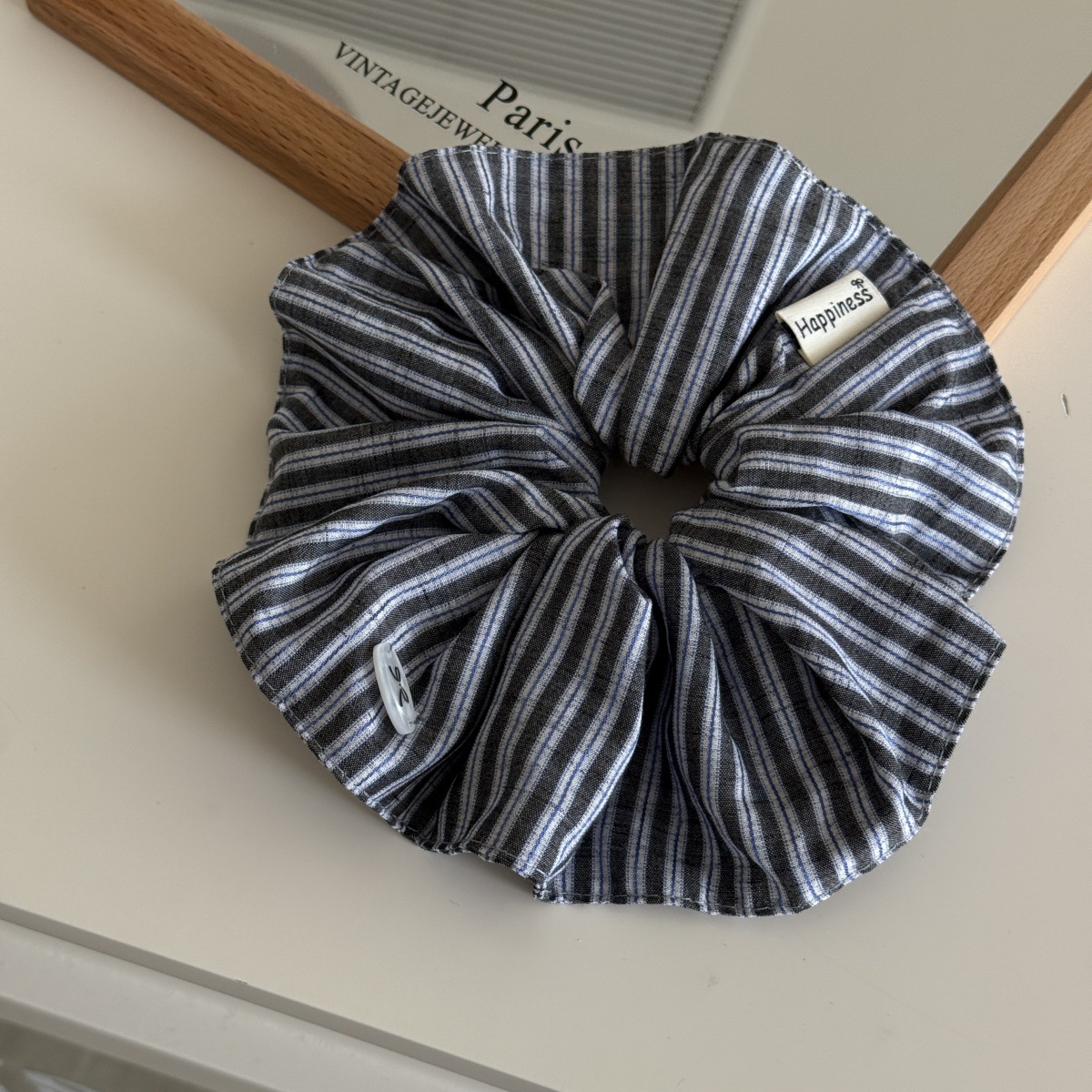 Korea Fashion Stripe Rambut Ka - Silk Tie Striped ulasan dan harga